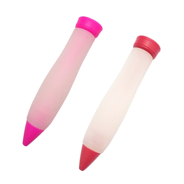 EGNMCR 2pc Fudge Cake Pen Icing Writing Baking Decoration DIY Tool baking tool