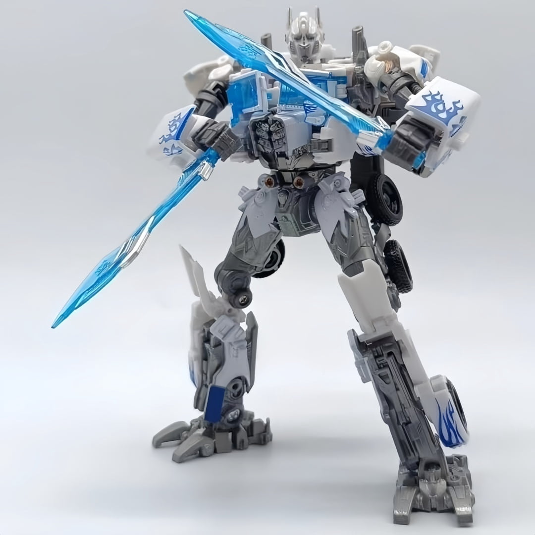 6.7-Inch Transformer Studio Series 05 Voyager Class Revenge of The Fallen Movie Optimus Prime KO Action Figure (TW-1022,White)
