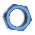 thumbnail image 3 of SpeedFX Nut 560331 Bulkhead Nut; -3AN; Anodized; Blue; Aluminum; Set Of 2, 3 of 4