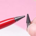 thumbnail image 3 of PEONAVET A Pencil 6 Piece Inkless Pencil Metal Pen Erasable Sign Pen Reusable Aluminum Eternal Pencil without Sharpening, 3 of 9