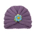 thumbnail image 3 of Autumn Winter Baby Boys Girls Flowers Knitted Windproof Warmth Ear Protection Children Hat, 3 of 8