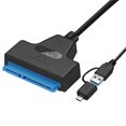 thumbnail image 2 of axGear Type C & USB 3.0 Male to SATA 22 Pin 2.5 Inch Hard disk driver SSD Adapter Cable, 2 of 7