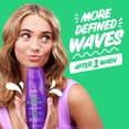 thumbnail image 3 of Aussie Miracle Waves Anti-Frizz Hemp Paraben-Free Shampoo, 3 of 10