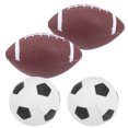 thumbnail image 4 of 1 Set Inflatable Sports Balls Outdoor Footballs Rugby Balls Family Game Props, 4 of 6