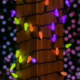 thumbnail image 3 of Novelty Lights 24FT 70 LED C6 Halloween String Lights, Purple, Orange, Lime, 3 of 6