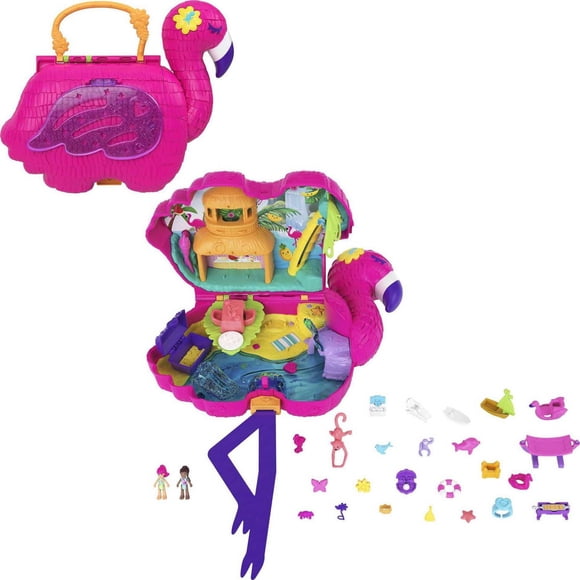 Polly Pocket Coffret de Jeu Flamant rose de FÊte
