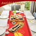 thumbnail image 4 of Chinese Dragon Printed Table Runner Dragon Table Decorations Asian Table Runner Chinese Party Decorations for Spring Festival Party Supplies Kitchen Dining Table Decoration, 4 of 8