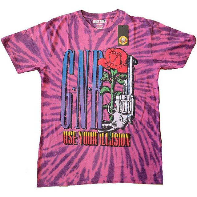 Guns N Roses Unisex T-Shirt UYI Pistol (Wash Collection)