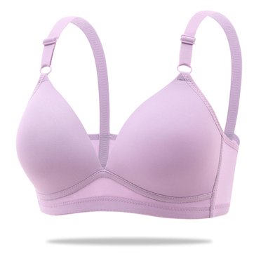 TopLLC Bras for Women Everyday Bras Woman's Fashion Plus Size Wire Free Comfortable Push Up Bra Underwear