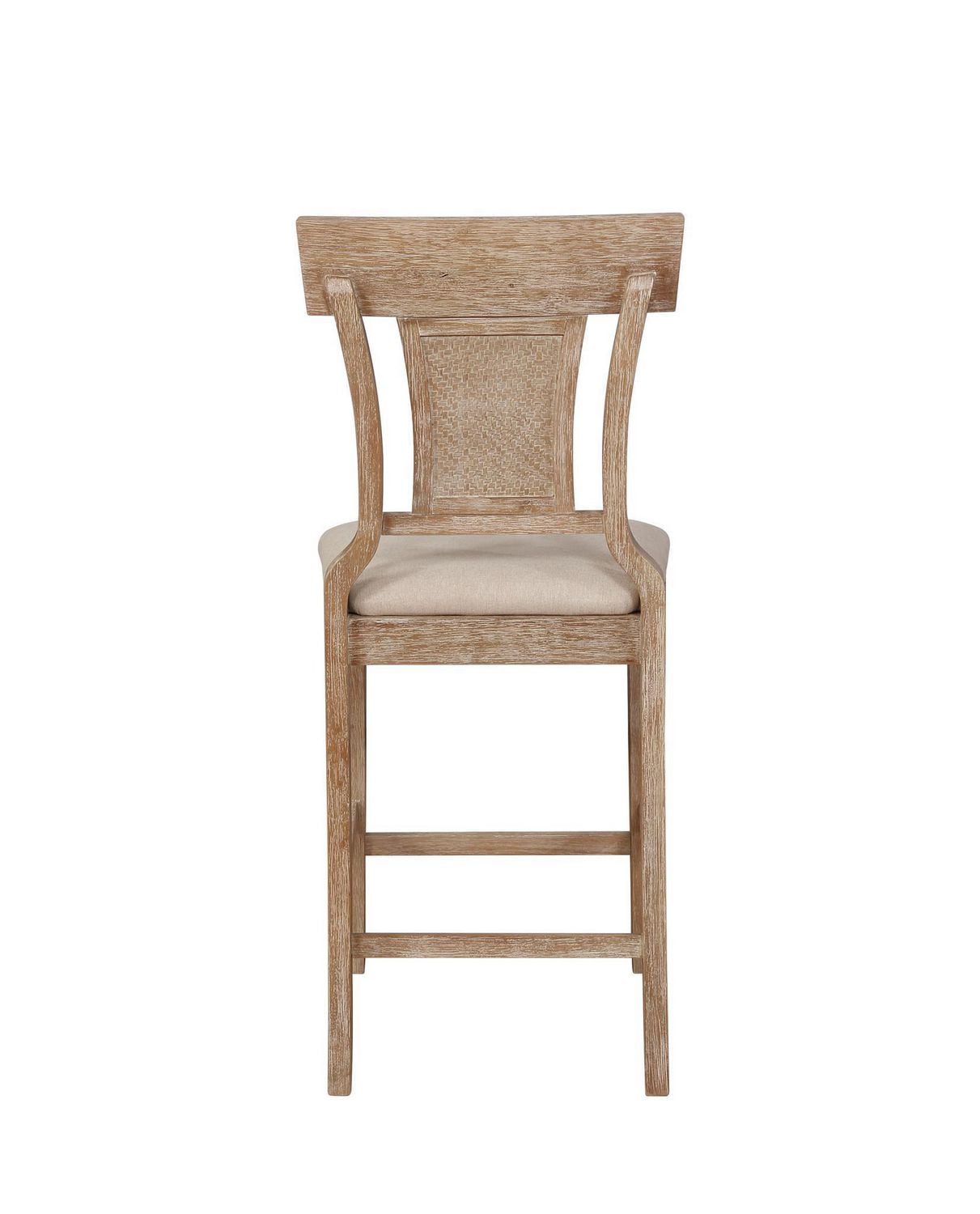 Tabouret de comptoir Alton, marron rustique