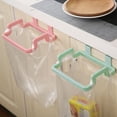 thumbnail image 4 of Oleegame 2PC Shower Soap Dish With Hook Hanging Garbage Garbage Bag Holder Suitable For Kitchen Cabinet Doors Portable Kitchen Garbage Bag Holder Suitable For Kitchen Small Tools Pink, 4 of 5