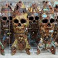 thumbnail image 1 of Small Nuclear Warhead Decor  Resin Skeleton Bomb Decoration Small Nuclear Warhead Decor With Graffiti And Nuclear Logos Resin Skeleton Bomb Decoration Halloween Props, 1 of 8