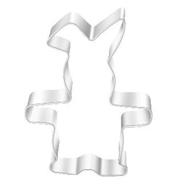 Bovemsi Moules à Sucettes Glacées Promotionnels Pâques Dessins Animés Lapin Carotte Formes Emporte-Pièces en Acier Inoxydable Ensemble Emporte-Pièces en Acier Inoxydable Moules à Biscuits de Pâques Carotte Lapin Oeuf de Résurrection