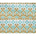 thumbnail image 4 of oneOone Tissu Flex en Coton Tissu à Imprimé Ikat Tourbillonnant au Mètre 40 Pouces de Large, 4 of 4