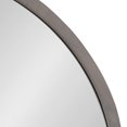 thumbnail image 3 of Kate and Laurel Valenti Farmhouse Round Wall Mirror, 28 Inch Diameter, Gray, Decorative Circle Mirror, 3 of 7