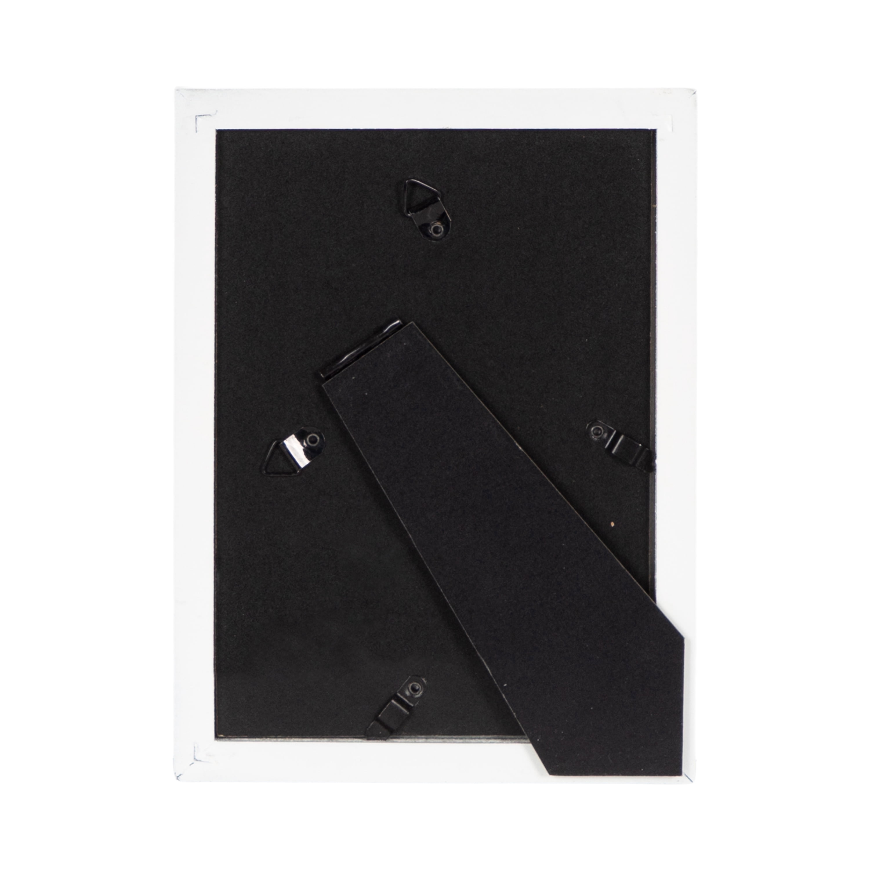 Cadre photo blanc galerie DesignOvation 12,7 cm x 17,8 cm avec passe-partout de 8,9 cm x 12,7 cm