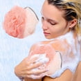 thumbnail image 2 of Éponge de Bain et de Douche en Luffa, Pouf en Maille Exfoliante, 2 of 8