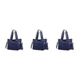 thumbnail image 1 of Wweixi 1/2/3 Sac Fourre-Tout Durable pour Femmes - Imperméable et Résistant à l'Usure, Multiples Poches, Bleu, 3 Pcs, 1 of 6