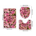thumbnail image 3 of Chmadoxn Bathroom Rugs, Rugs for Living Room, Area Rug, Bath Mat Toilet Floor Mat U-shape Foot Mat Bathroom Bathroom Mat Printing Modern Mat Toilet Door Mat Three Sets carpeting carpeting, 3 of 8