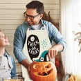 thumbnail image 4 of Tablier pour Femmes et Hommes, Motif Amusant d'Halloween, Robe de Cosplay Noire, 4 of 6
