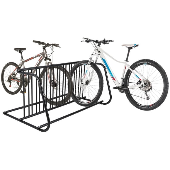 TROPOW 10-Bike Floor Rack Stand – Heavy-Duty Double-Sided Bicycle Parking Storage, Freestanding Steel Bike Rack for Indoor & Outdoor Use, Ideal for Garage, School, Park, or Workplace