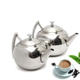thumbnail image 1 of 1L/1.5L/2L Polished Stainless Steel Teapot Kitchen Kettle Pot Tea Pot Coffee With Tea Leaf Filter Infuser, 1 of 8
