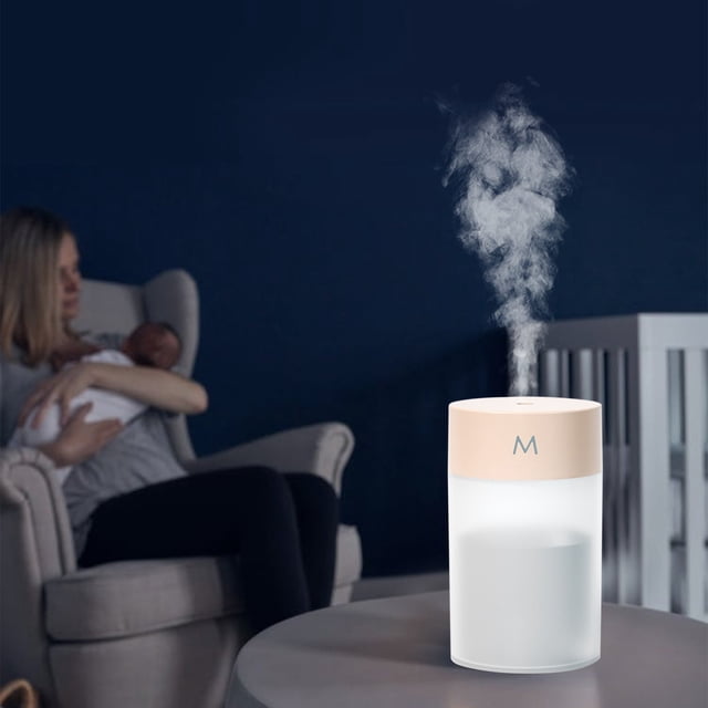 Dvkptbk Humidifier Spray Colorful Night Light Mute Humidification Bedroom Home Mini Purifier