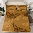 thumbnail image 2 of Erosebridal Skull Moth Bed Sheets Set Twin Size for Adults, Sugar Gothic Bed Sheets Twin, Bohomian Bedroom Decor, 2 of 7