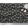 thumbnail image 2 of Soimoi Black Poly Georgette Fabric Coral Ocean Print Fabric by Yard 42 Inch Wide, 2 of 2