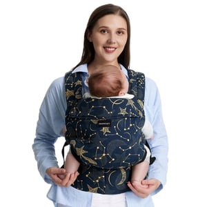 Momcozy Baby Carrier Newborn to Toddler - Ergonomic, Lightweight Infant Carrier for 7-44lbs, Ideal for Hands-Free Parenting, Enhanced Lumbar Support