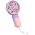 thumbnail image 1 of Coofit Handheld Fan Portable Hanging: USB Rechargeable Fan Personal Fan for Home Office, 1 of 5