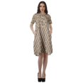 thumbnail image 2 of Moomaya Printed Loose A-Line Dress With Pockets Short Sleeve Dresses Women, 2 of 4