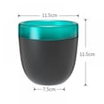 thumbnail image 4 of Garden Self Watering Plant Pot - Time-Saving Functional Plant Pot - African Violets  Orchid  Flower Pot Container(Black), 4 of 8