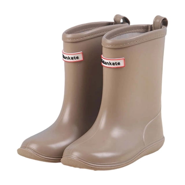 Spring Summer and Autumn Children's Short Boots with Mid Calf Length Lightweight and Elegant Featuring Smooth Curved Design Suitable for Rain .