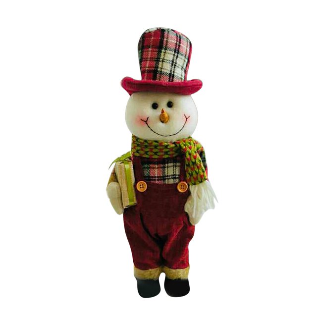 Handmade Santa Cloth Doll Birthday Present For Home Christmas Holiday Decoration