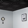 thumbnail image 3 of Genesis 2ft x 2ft Black Ceiling Tiles Waterproof Fire-Rated PVC Drop-In Pack of 12, 3 of 6