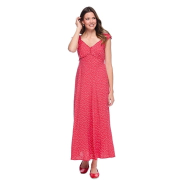 Robe longue à volants et débardeur George pour femmes