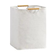 Home Textile Storage Solutions for Laundry and Organization Folding Clothes Versatile Laundry for Home Use and Yoga Mat Storage, 30cm×30cm×40cm, White A