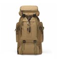thumbnail image 1 of Transemion Backpack Outdoor Large Capacity Backpacking Rucksack Packsack with Pockets Mountaineering Storage Bag with Rain Cover Yellow, 1 of 6
