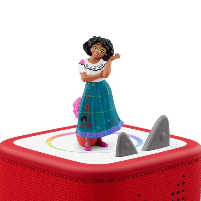 tonies Disney Encanto Audio Play Figurine (French) Mirabel Madrigal character figurine for Toniebox play; painted dress and glasses, plays 64-minute French abridged Encanto story with song excerpts, screen-free entertainment for ages 3+, portable, huggable collectible with intuitive controls, suitable as a travel-friendly story player.