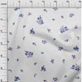 thumbnail image 2 of oneOone Cotton Poplin Fabric Leaves & Flower Floral Print Fabric BTY 42 Inch Wide, 2 of 4