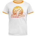 thumbnail image 1 of National Park Retro 70s Sunset Joshua Tree Mens Ringer T Shirt, 1 of 1
