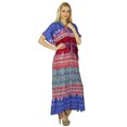 thumbnail image 4 of Bimba Women Long Maxi Custom Kaftan Rayon Caftan Coverup Gown, 4 of 6