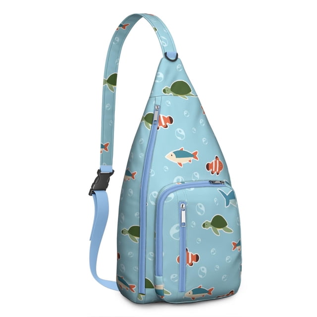Nautical Great White Shark Backpack - Realistic Ocean Predator Pattern, Multi-Pocket Organization