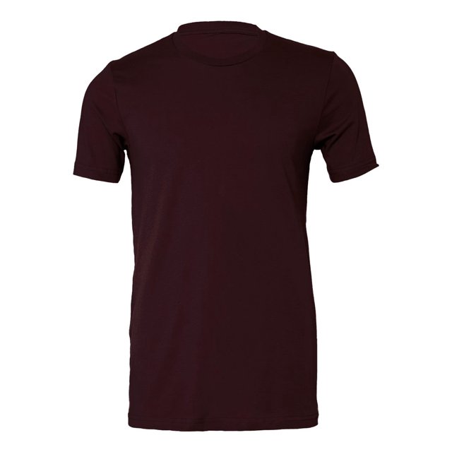 Bella Canvas Men`s 3001c, L, Oxblood Black