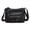 Black-564, variant on JASKFLY Mini Bag 2 Pack Mini Shoulder Bag for Women Crossbody Phone Bag with USB Port Fringe Satchel Purse 23x12x17cm,Home Storage|Pu,Black
