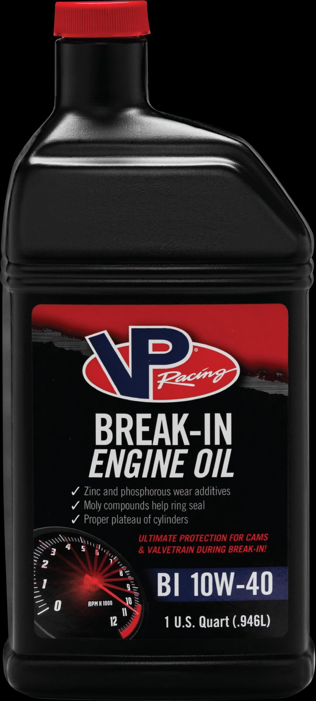 VP Racing 2415 1 Quart Valvetrain Cam Break In 10W40 Engine Motor Oil, Black