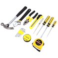 thumbnail image 4 of Ensemble d'Outils 12 en 1 Quincaillerie Ménagère Ensemble d'Outils à Main / Durable Multifonction Universel 12 Pcs Tournevis, Ensemble de Marteau / Portable, Clé Réglable, Ruban Isolant, Pinces / Boîte en Plastique, 4 of 5