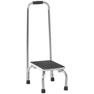 HOMCOM Tabouret à pas avec poignée pour adultes et aînés, portable avec conception antidérapante