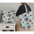 thumbnail image 5 of Soimoi Green polyester Crepe Fabric Pomegranate & Fig Fruits Print Sewing Fabric Yard 52 Inch Wide, 5 of 5
